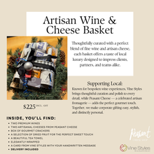 Load image into Gallery viewer, Corporate Collection: Artisan Wine & Cheese Basket