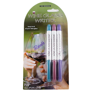 Wine Glass Writer: Spring Set of 3 Pens