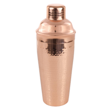 Load image into Gallery viewer, Twine Hammered Copper Cocktail Shaker – 25 oz

