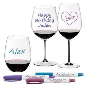 Wine Glass Writer: Spring Set of 3 Pens