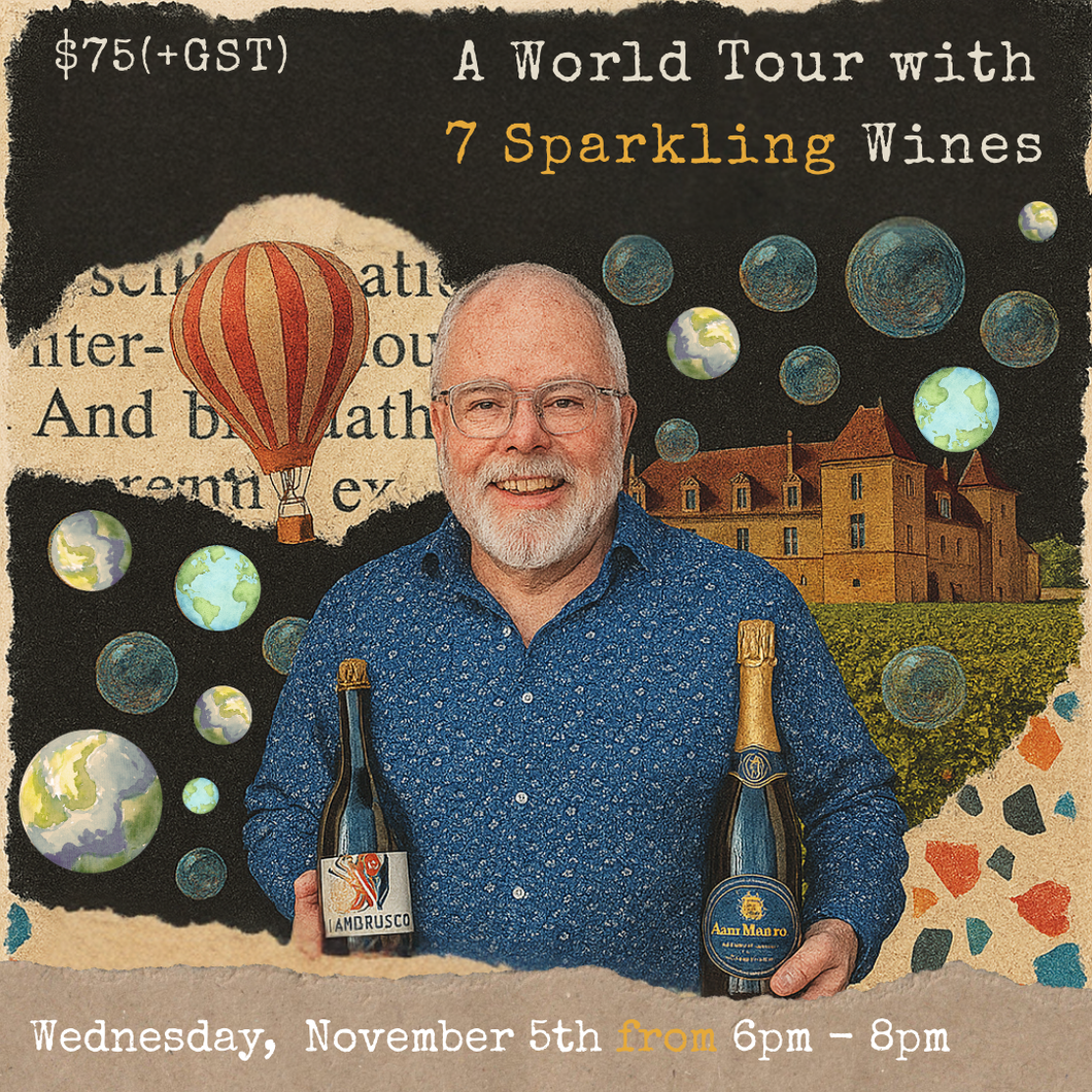 A World Tour with Seven Sparkling Wines - November 5th