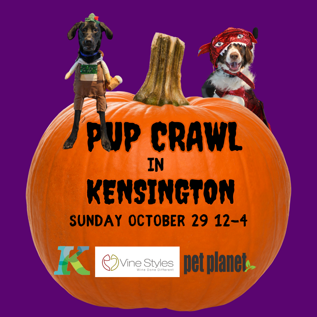 Pup Crawl & Costume Contest flyer