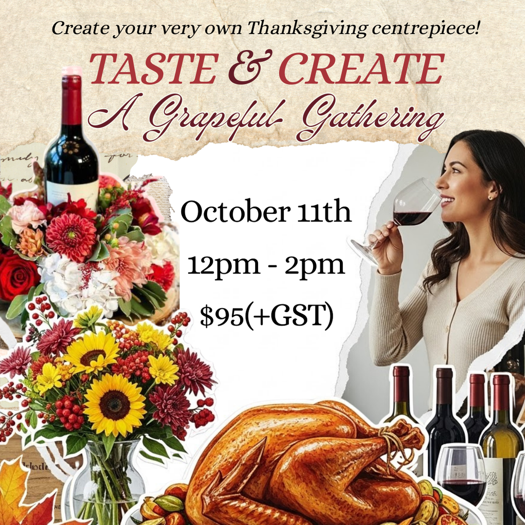 Taste & Create: A Grapeful Gathering - October 11th