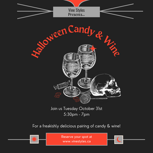Halloween Candy & Wine Tasting - October 31st 5:30pm - 7pm
