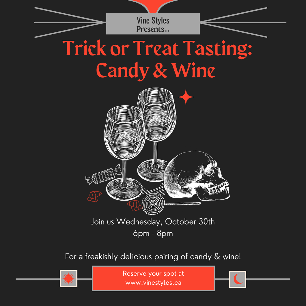 Trick or Treat Tasting: Candy & Wine - October 30th