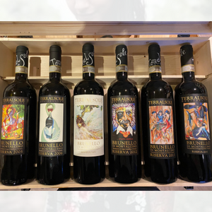 Terralsole, Vertical Brunello di Montalcino Riserva (2005, 2006, 2007, 2012, 2013, 2015)